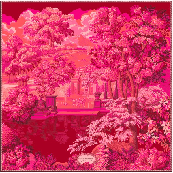 Inoui Editions šilko skara COME FUCHSIA